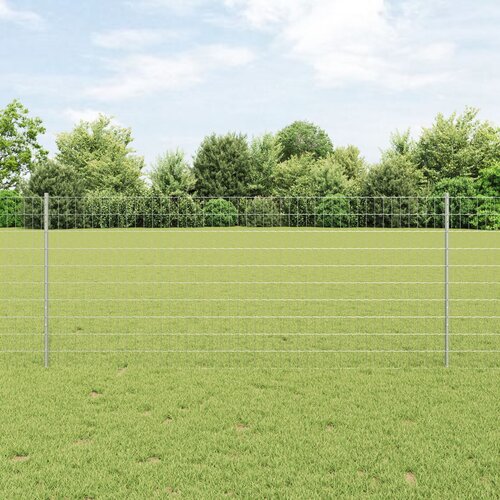 VidaXL Set ograde za vrt Set od 2 Pocinčani čelik 25 x 1 m Izdržljivo Slike