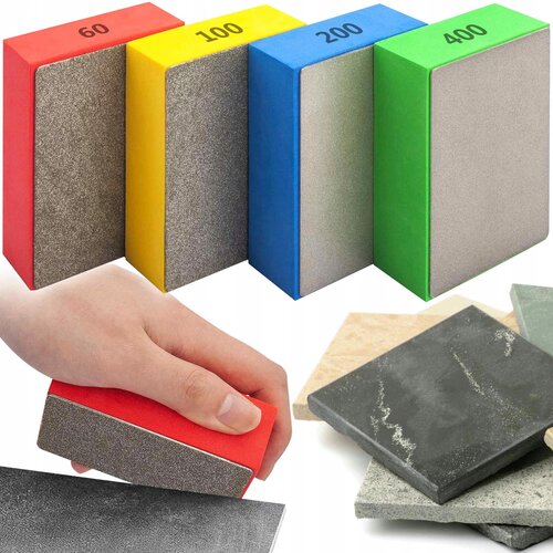  Set 4 diamantnih brusilnih kock za keramiko in kamen Cene