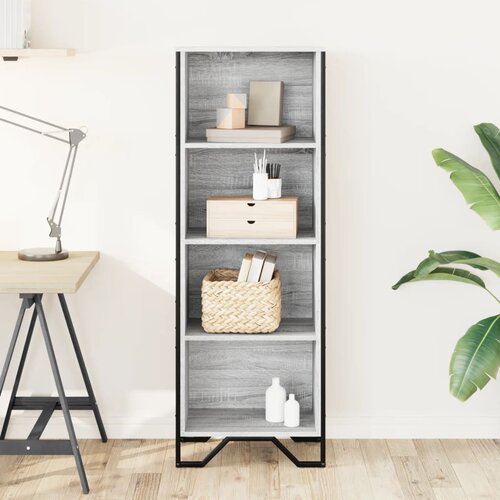  Regal za knjige boja hrasta 50x31x137,5 cm konstruirano drvo Slike