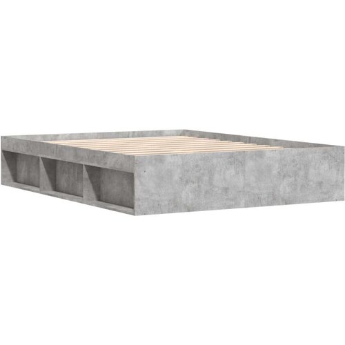 Za krevet siva boja betona 160x200 cm Slike