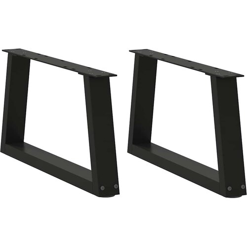  Noge za klub stolić V-oblika 2 kom Crne 60 x (30-31,3) cm Čelik Cene