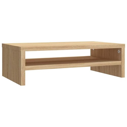  Stalak za monitor boja hrasta 42 x 24 x 13 cm konstruirano drvo Slike