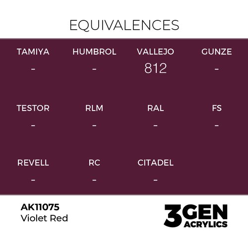 AK Interactive Violet Red 17ml - 3rd Gen Akrilna Boja AK11075 Slike