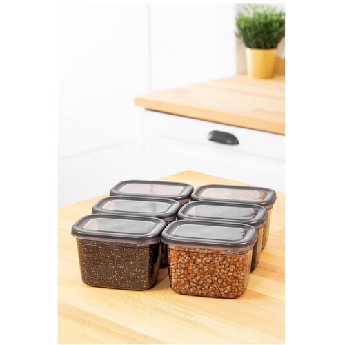 Hermia Posode za shranjevanje v kompletu 6 ks živil &amp;ndash; Slike