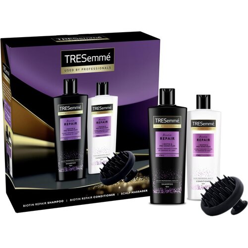 TRESemm&amp;eacute; Biotin Repair darilni set ProStyleTech (za po&amp;scaron;kodovane lase) Slike