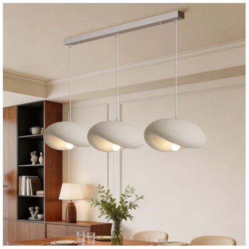 Brilagi Luster na sajli WABI SABI 3xE27/60W/230V bela Slike