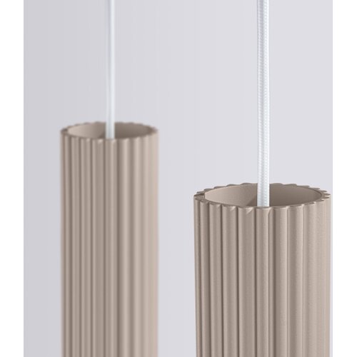  Brilagi - LED luster na sajli CRESTO 2xGU10/10W/230V taupe Slike
