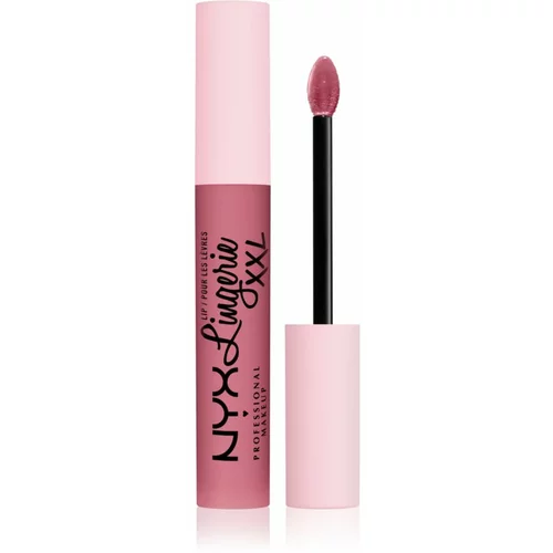 NYX Professional Makeup Lip Lingerie XXL tekoča šminka z mat učinkom odtenek 12 - Maxx out 4 ml