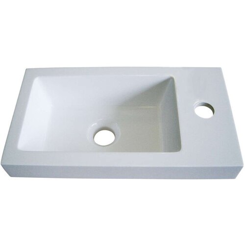 Sanotechnik umivalnik Leon, 40x22x9,80, umetni marmor Cene