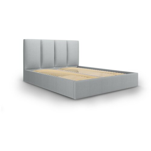 Mazzini Beds svetlo siva zakonska postelja Juniper, 180 x 200 cm Cene