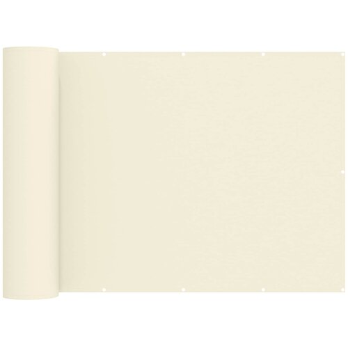 VidaXL Zaslon za privatnost na balkonu 180 x 800 cm - Krem 180 x 800 cm Slike