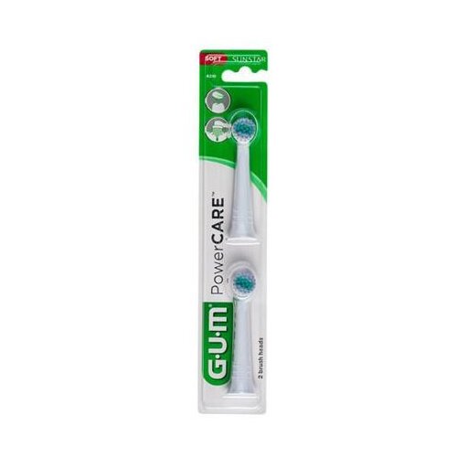 GUM Zamenski nastavak za električnu četkicu za zube Powercare Rechargeable 2/1 siva Slike