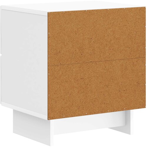  Noćni ormar s ladicama Bijela visokog sjaja 43 x 34,5 x 47,5 cm Slike