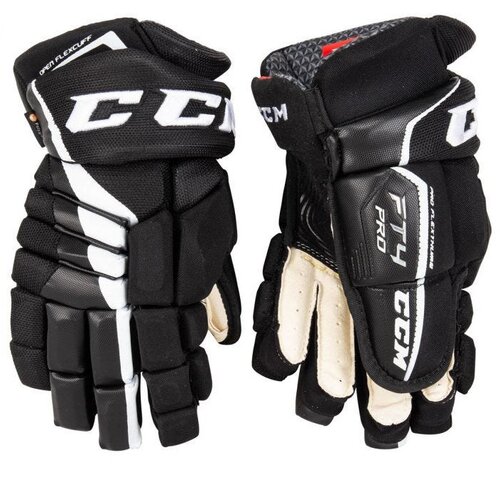 CCM Hokejske rokavice JetSpeed FT4 Pro Senior, črno-bele, velikost: 13, (20782683) Cene