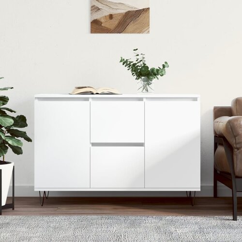 vidaXL Komoda bijela 104x35x70 cm od konstruiranog drva Cijene