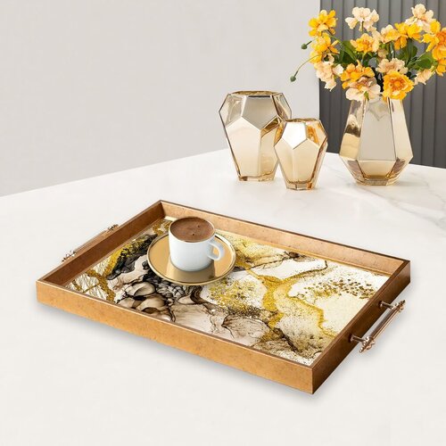Aberto Design Poslužavnik TPEA9868 50 x 29 x 3.5 cm, Šareni Cene