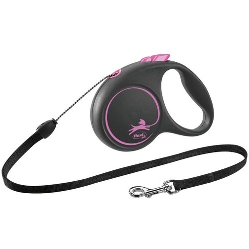 Flexi Black Design M uže 5 m roza Slike