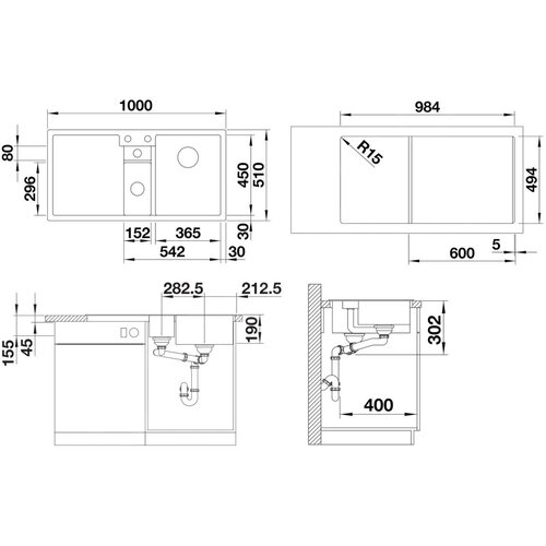 Blanco Collectis 6 S 523344 sudopera Slike