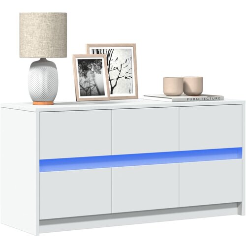 vidaXL TV ormarić LED bijeli 100 x 34 x 50 cm od konstruiranog drva Cijene