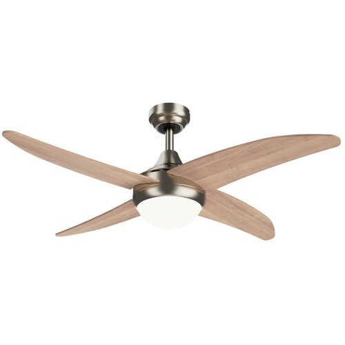 SULION Stropna svetilka s časovnikom in ventilatorjem v svetli naravni barvi ø 13 cm Achilia – Cene