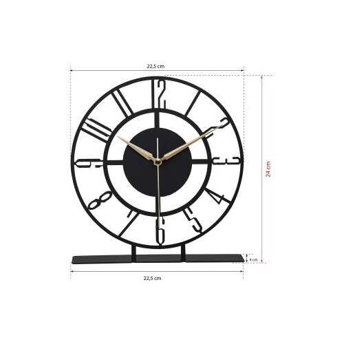 Opviq sat 25cm crni Cijene