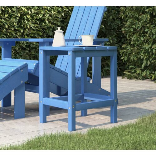 vidaXL Vrtni stol Adirondack plava boja vode 38 x 38 x 46 cm HDPE Cijene