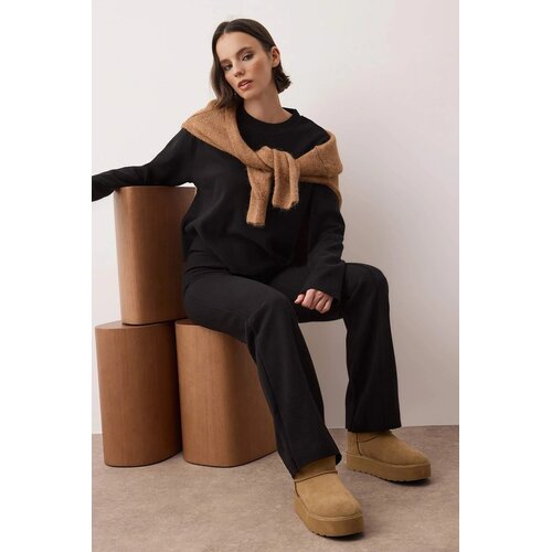 TRENDYOLMILLA ženski set top i donji deo Twoaw26Au00036, crna-crna Cene