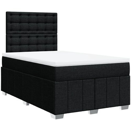 Maison Chic Box spring postelja - Vzmetna postelja z vzmetnico črn 120x200 cm blago SL24228, (21879787) Cene
