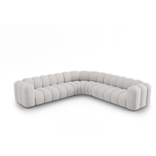 Micadoni Svijetlo siva kutna garnitura od &amp;scaron;enila Lupine &amp;ndash; Slike