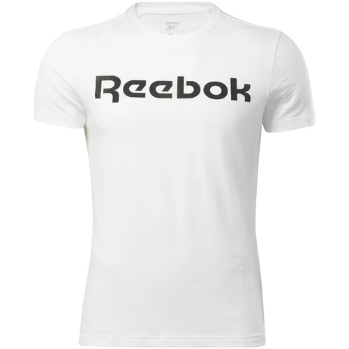 Reebok Sport Funkcionalna majica črna / bela