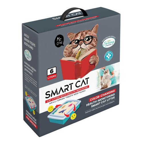 PETFAN Pijesak za mačke 6L SMART FRESH SPRING sa indikatorom zdravlja Slike