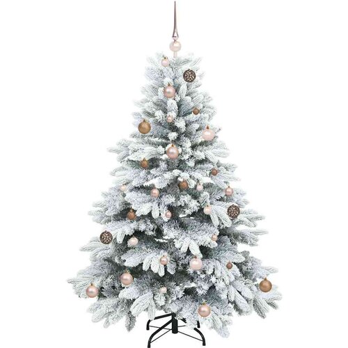 VidaXL Umjetno božićno drvce s stalakom Zelena 150 cm PE i PVC Slike