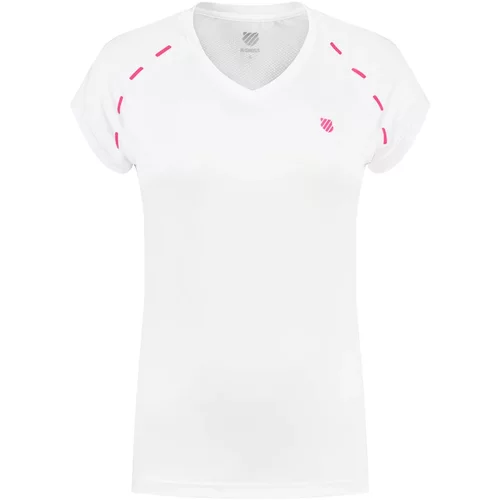 K-Swiss Women's T-shirt Hypercourt Express Tee 2 White M