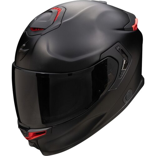 Scorpion kaciga Exo-gt sp air solid matt black red Cene