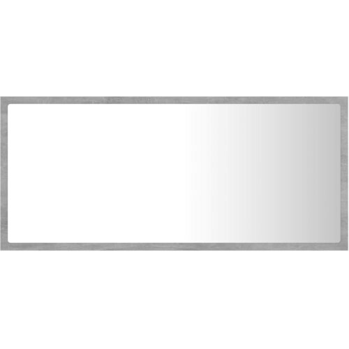  LED kupaonsko ogledalo siva boja betona 90x8,5x37 cm akrilno Slike