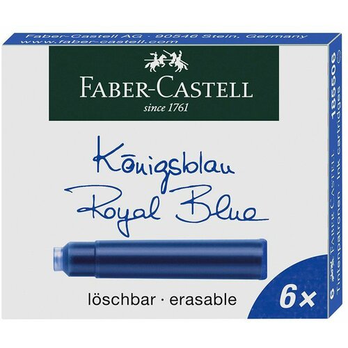 Faber-castell patrone 1/6 plava 185506 Slike