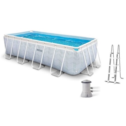 Intex Bazen Chevron Prism Frame 26780NP 400x200x100 cm Cene