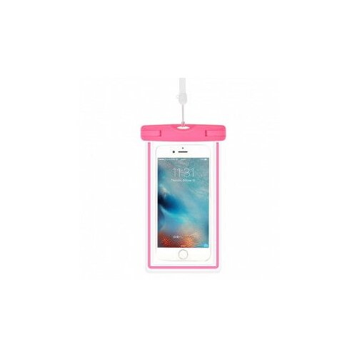 DEVIA univerzalna waterproof case 5.5 inch roze Cene