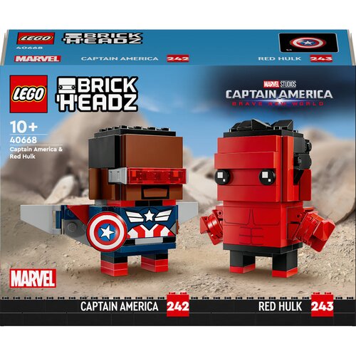 Lego Super Heroes - Figure Captaina Americe i Red Hulka (40668) Slike