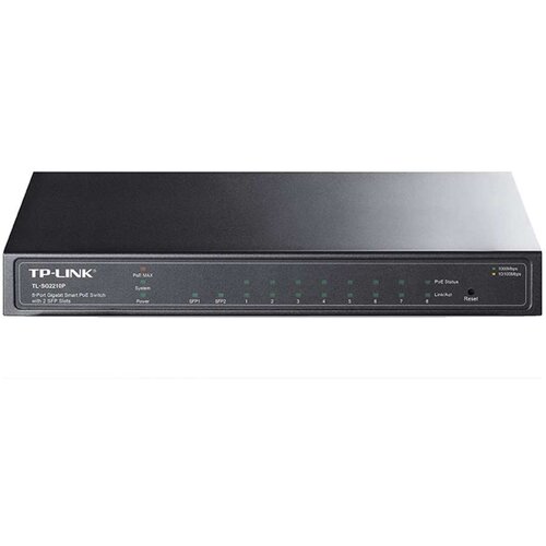 Tp-link TL-SG2210P 8-Port Gigabit Desktop PoE Smart Switch 2 SFP ports 802.3af 53W PoE Cijene