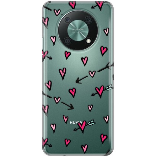  Maska silikonska print skin za huawei nova Y90 heart pattern Cene