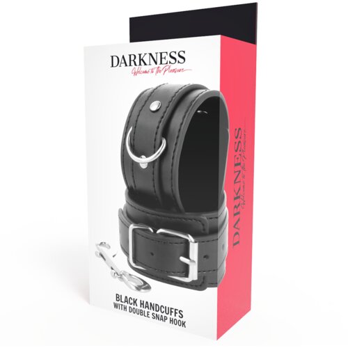 Darkness lisice with double snap hook Slike