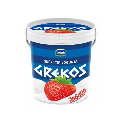 Imlek jogurt voćni grekos jagoda 700G čaša Slike