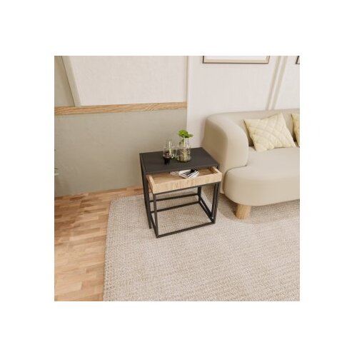 Hanah home set stolova luna black Slike