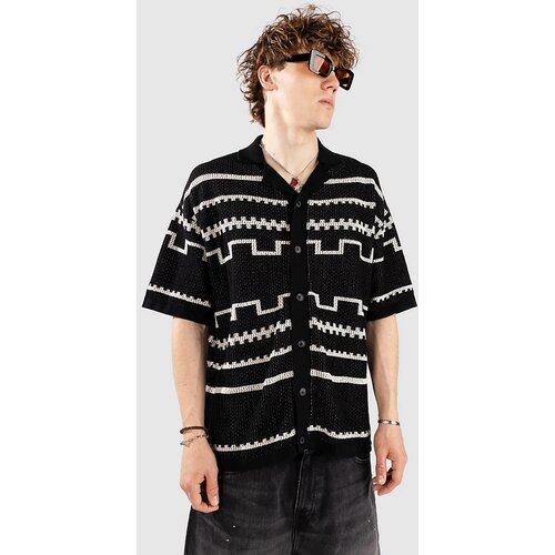 Redefined Rebel RREduardo Knit Boxy Fit Srajca black aztec Slike