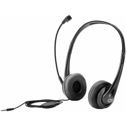 Hp stereo headset, 3.5mm, black (T1A66AA) slušalice Slike