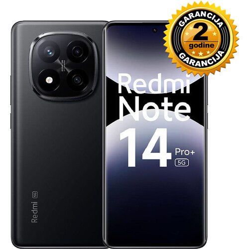 XIAOMI REDMI NOTE 14 PRO+ 8+256GB 5G BLACK EU Cijene