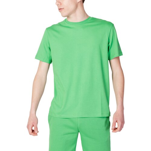 Suns Polo majice dolgi rokavi PAOLO BASIC LOGO TSS01048U Zelena Cene