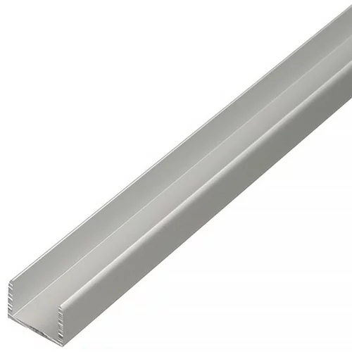 KANTOFLEX Aluminijasti U profil Kantoflex (2.000 x 10,9 x 10 mm, debelina: 1,5 mm, eloksiran aluminij)