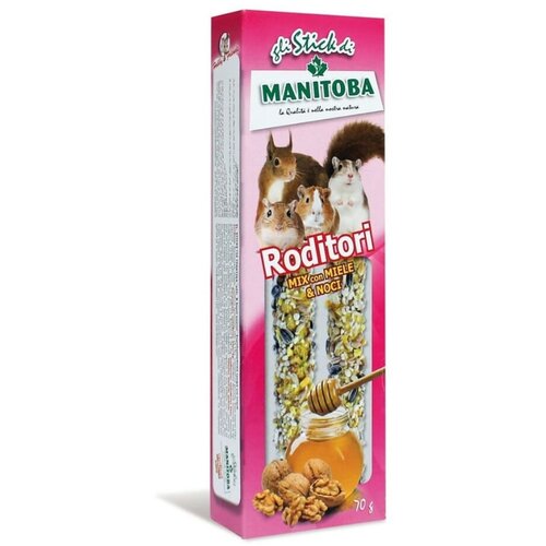 Manitoba roditori Štapići miks sa medom 70 g Hrana za glodare Slike